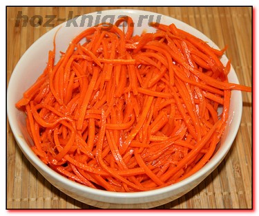 как приготовить морковь по-корейски